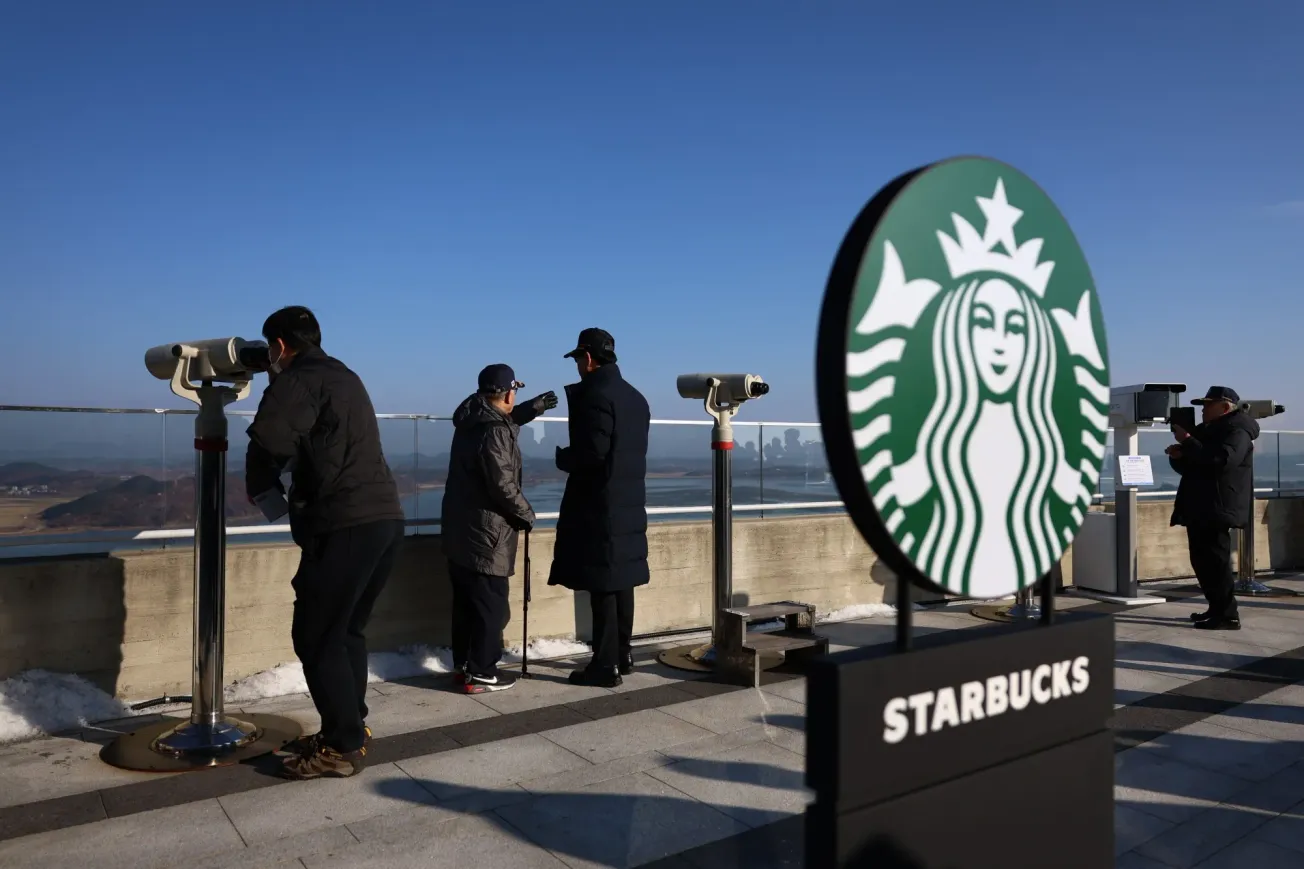 New Starbucks cafe offers unique perspective on North Korea