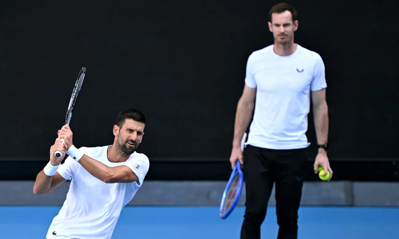 Murray's coaching era begins: Exclusive look at first practice with Djokovic