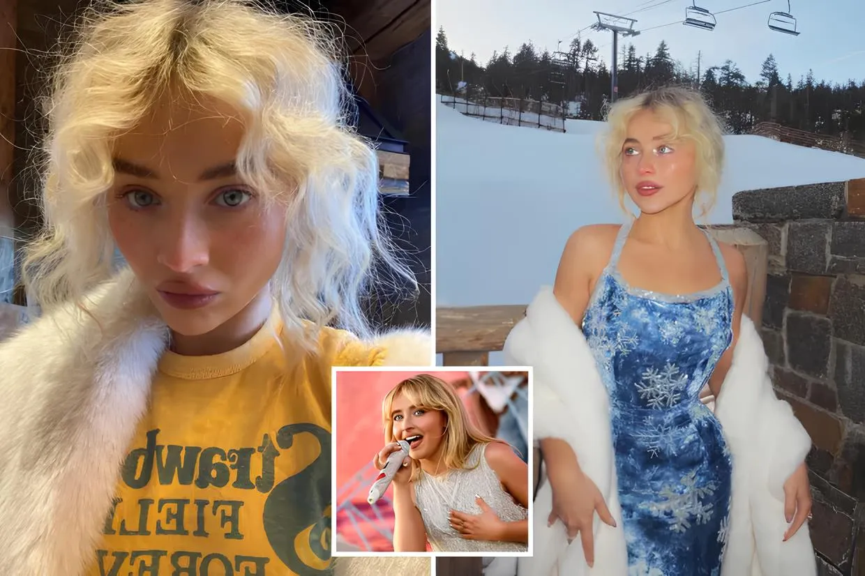 Sabrina Carpenter spotted with a new look while on a ski trip