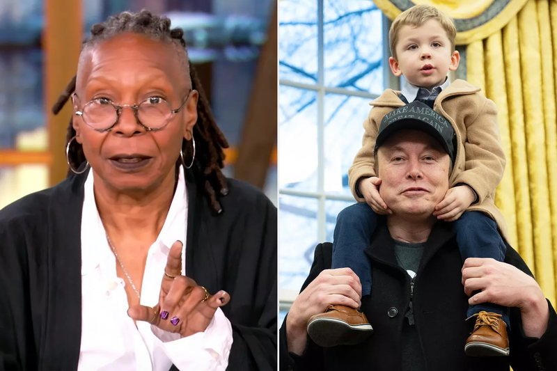 Whoopi Goldberg reacts to Elon Musk’s son’s unique name on The View post image